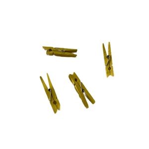 Yellow Small Clothespins
